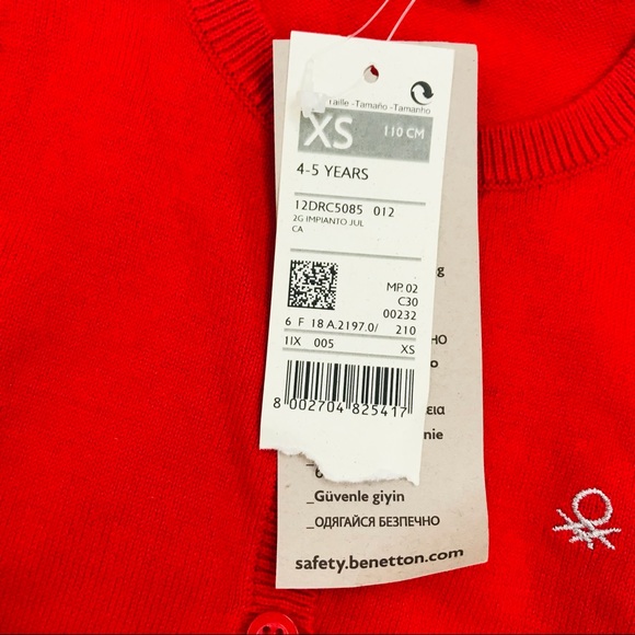United Colors of Benetton Girls Cardigan - Picture 5 of 10